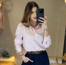 Camisa Listrada Rosa