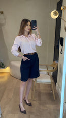 Camisa Listrada Rosa