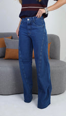 Calça Jeans Média Wide Leg — Bruna