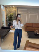 Camisa Social Feminina Branco