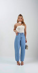 Calça Jeans Clara Ballon  — Olive