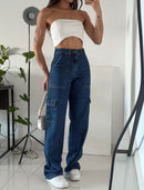 Calça Jeans Cargo Scarlett