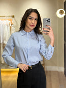 Camisa Listrada Rosa